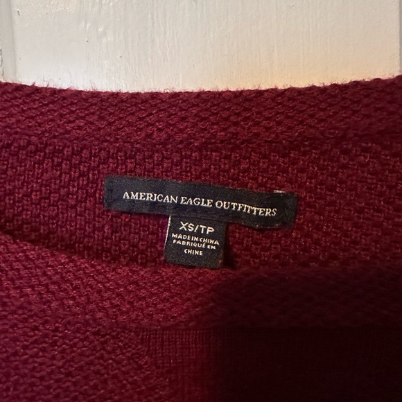 American Eagle Outfitters Dark Cherry Red Sweater XS - Picture 8 of 12